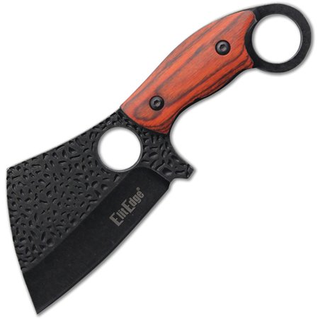Fixed Blade Cleaver Brown
