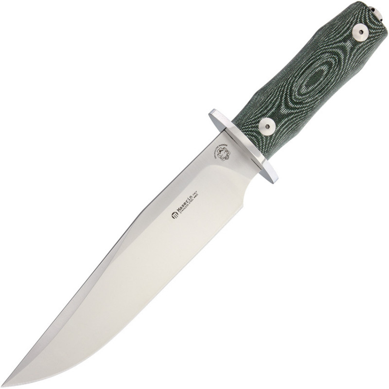 Bowie Green Micarta Handle