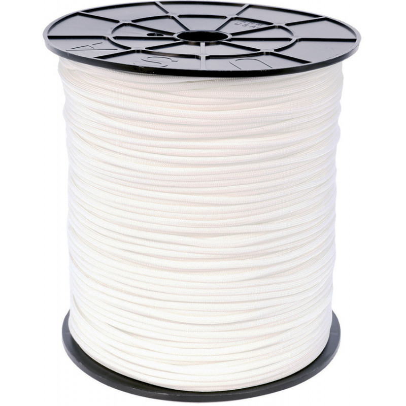 Parachute Cord White Spool