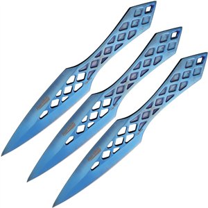 Throwing Knife Set Blue