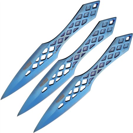Throwing Knife Set Blue