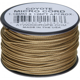 Micro Cord 125ft Coyote