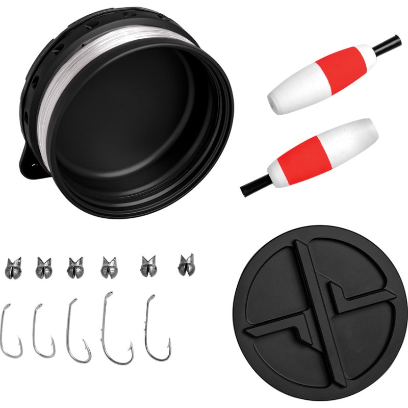 XREEL Pocket Fishing Kit Black