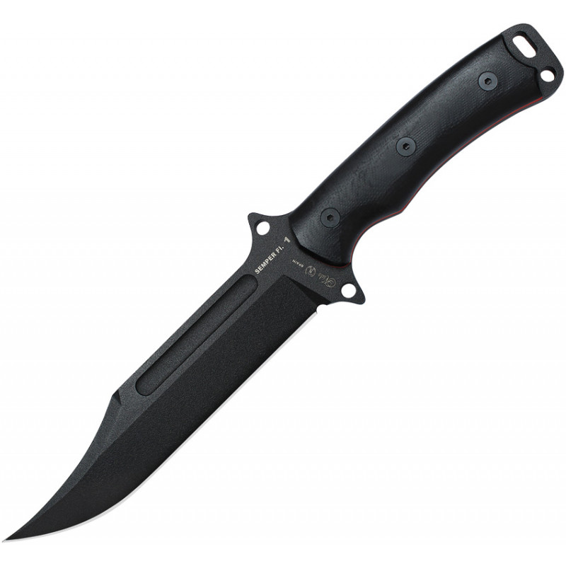 Semper Fi 1 Fixed Blade Black