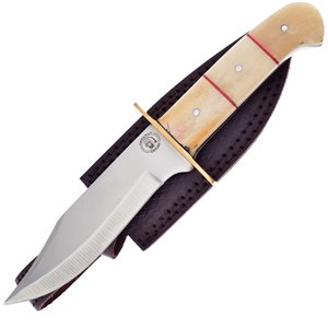 Fixed Blade White Smooth Bone