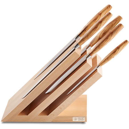 6pc Knife Set with Block