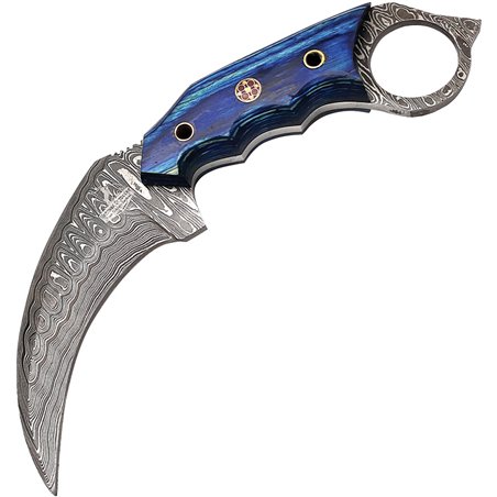 Damascus Karambit