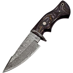 Fixed Blade Damascus Gray