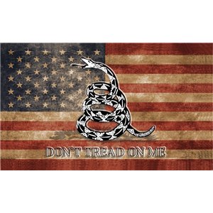 USA Vintage Gadsden Flag