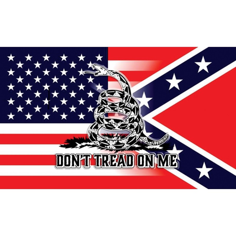 USA & Confederate Flag