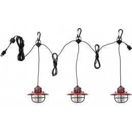 Edison String Lights Red