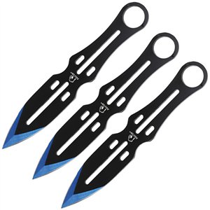 Throwing Knife Set Blue