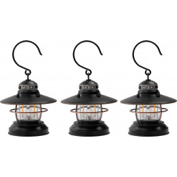 Edison Mini Lantern Bronze 3pk