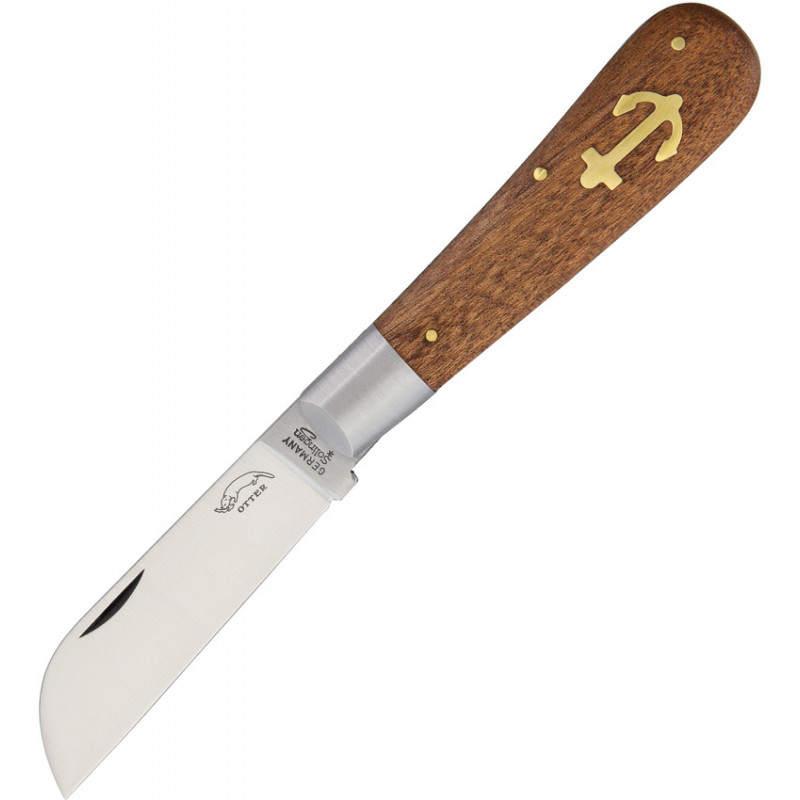 Large Anchor Knife Sapeli Wood