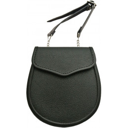 Sporran Black Leather