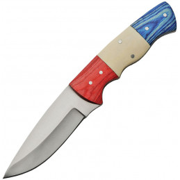 Fixed Blade Red White Blue