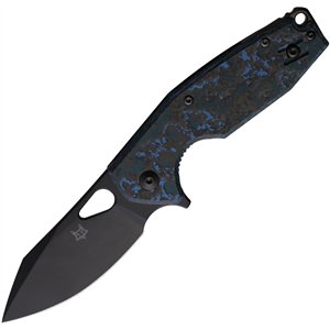Yaru Linerlock Blue Fat Carbon