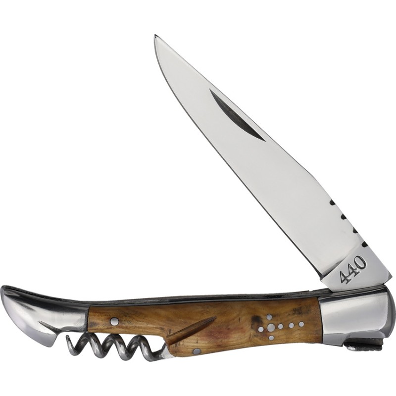 Laguiole Corkscrew Folder Oliv