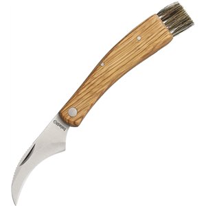 Mushroom Knife Zebra Wood