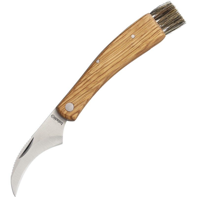 Mushroom Knife Zebra Wood