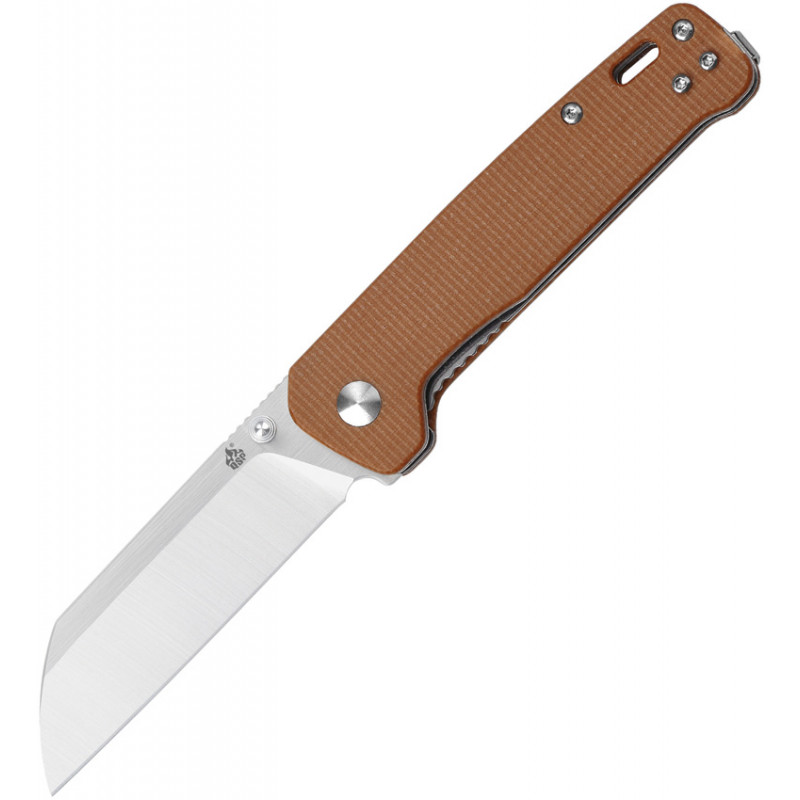 Penguin Linerlock Tan Micarta