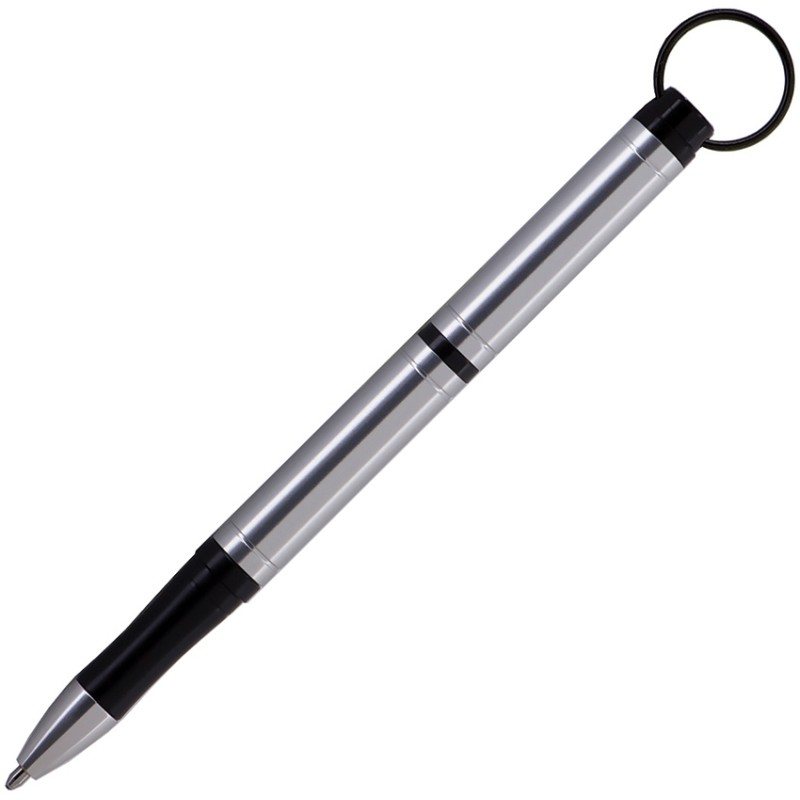 Backpacker Keyring Pen Silver