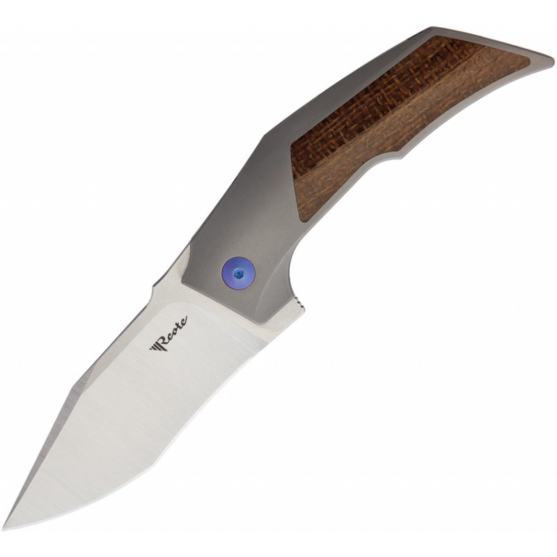 T3000 Framelock Micarta Blue