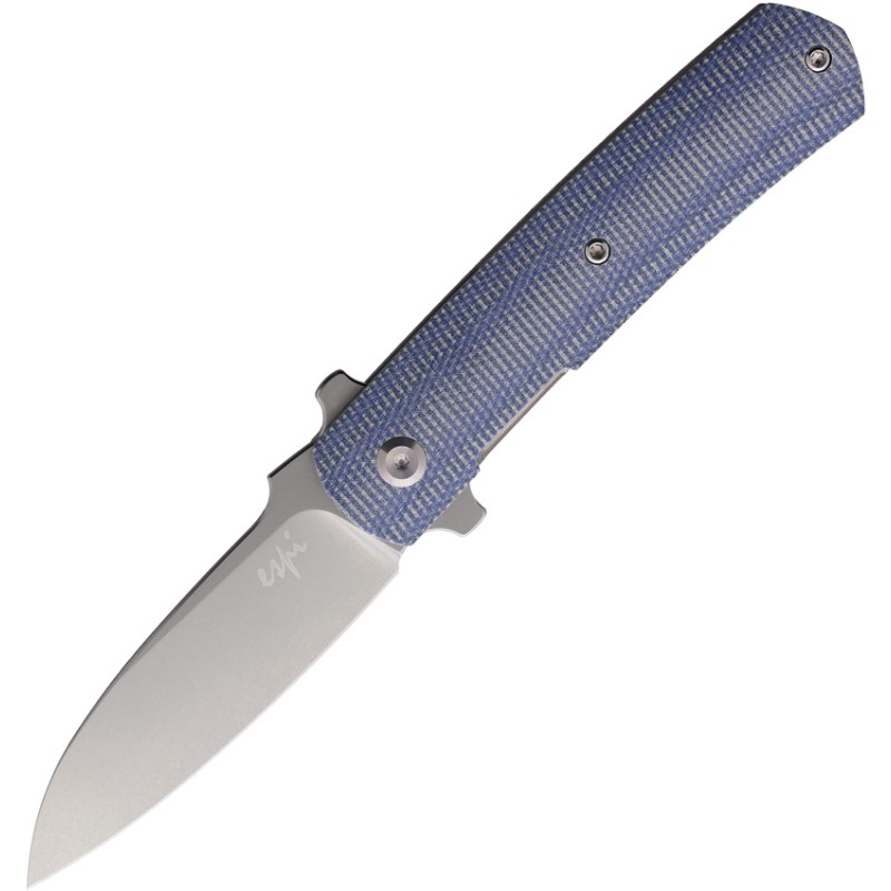Ulys Linerlock Blue Micarta