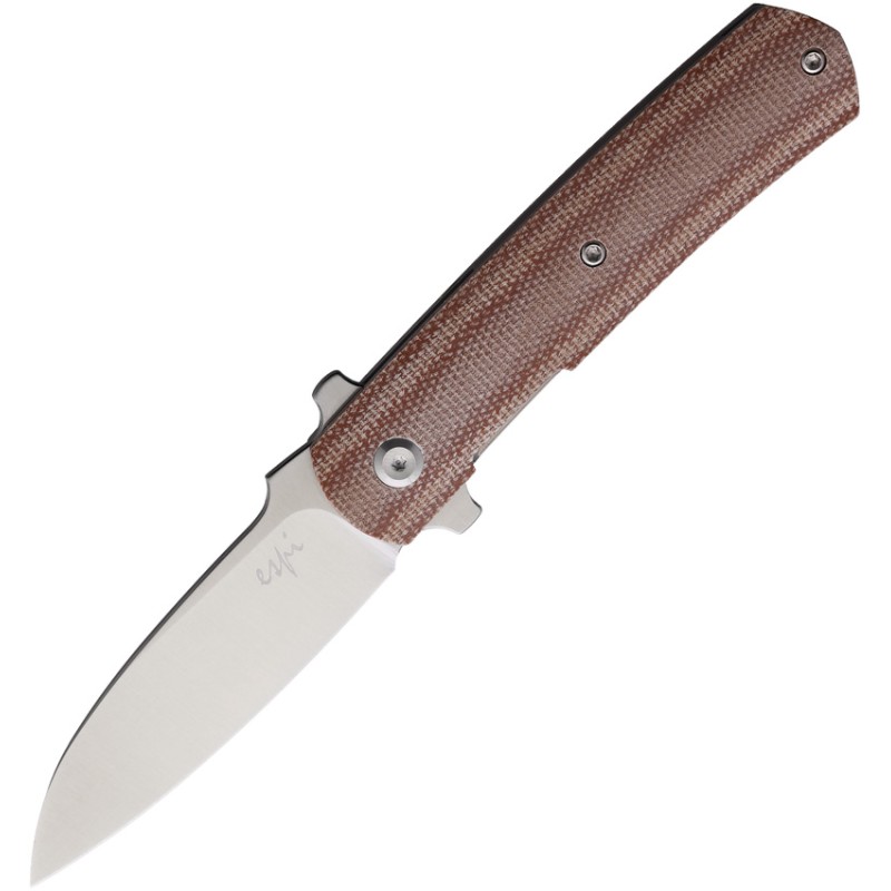 Ulys Linerlock Brown Micarta