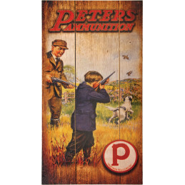 Peters Ammunition Wood Sign