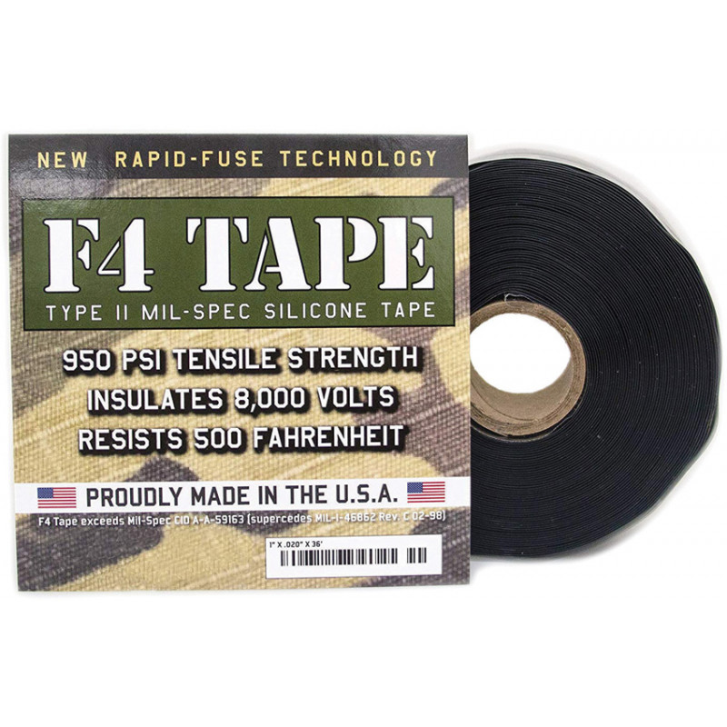 F4 Mil-Spec Silicone Tape Blk