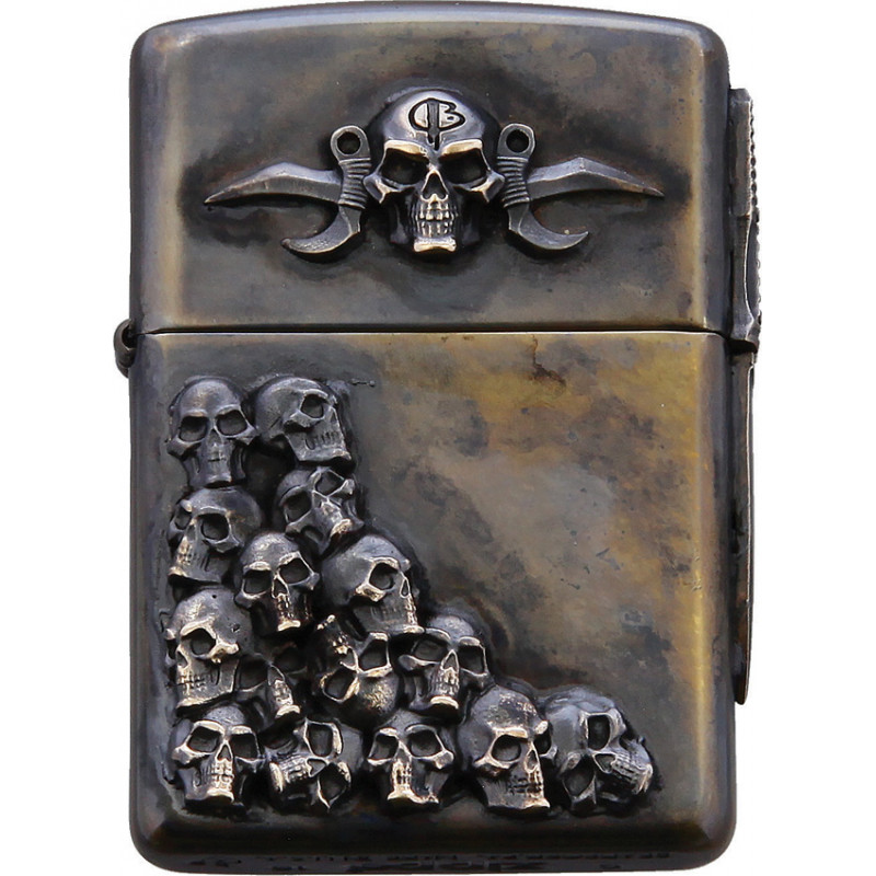 Skulls Zippo Lighter Double