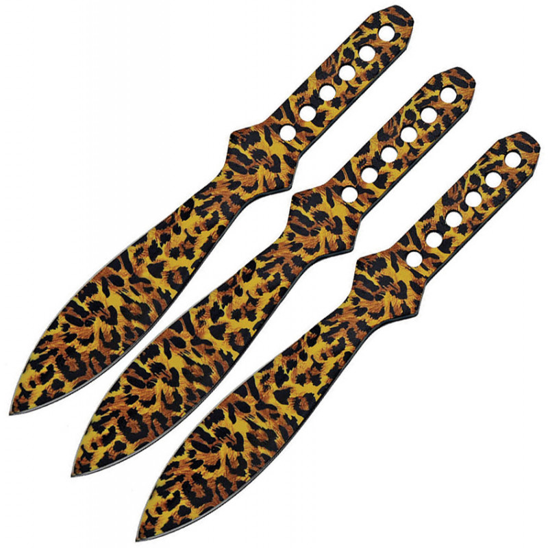 Throwing Knife Set Cheetah