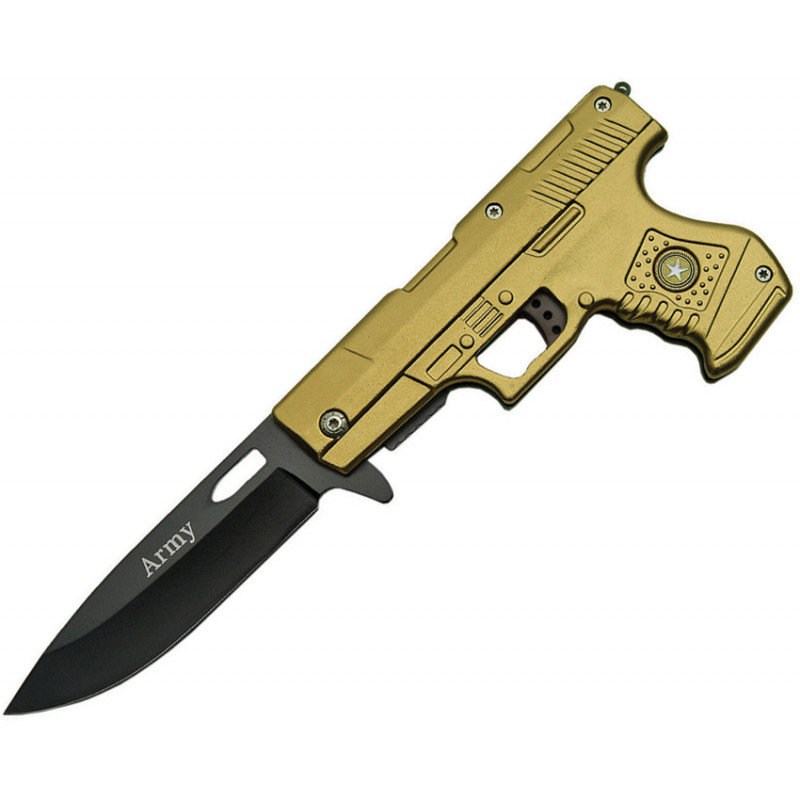 Gun Linerlock Army Green