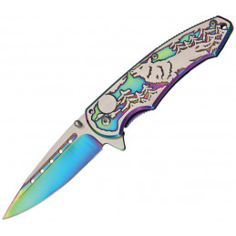 Wolf Linerlock Rainbow