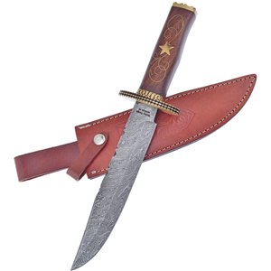 Bowie Damascus Walnut