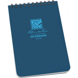 Top-Spiral Notebook 4x6 Blue