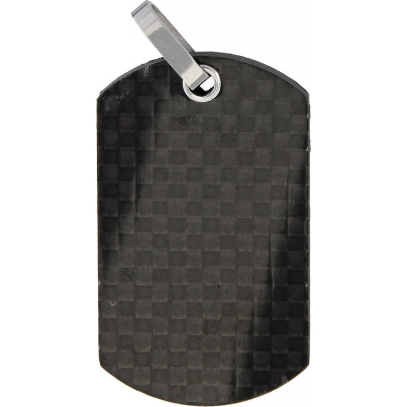 Pure Carbon Fiber Dog Tag