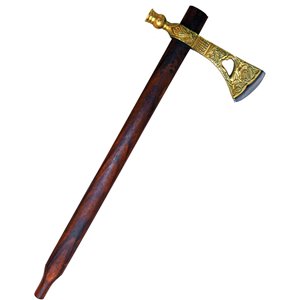 Tomahawk Engraved Brass
