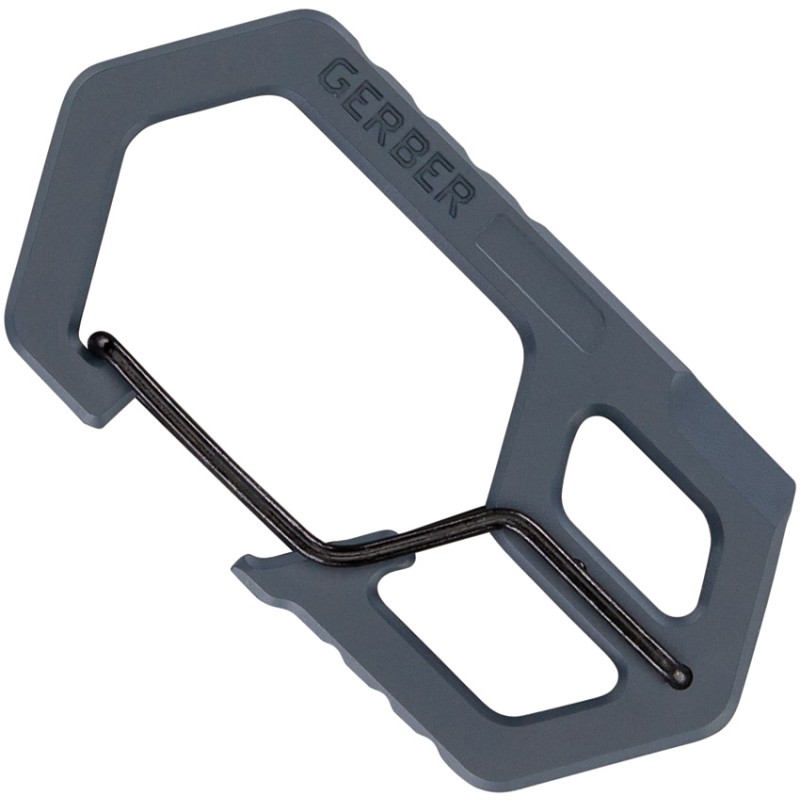 Carabiner Keychain Tool Blue