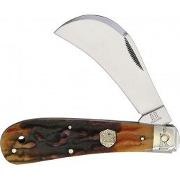 Hawkbill Brown Stag Bone