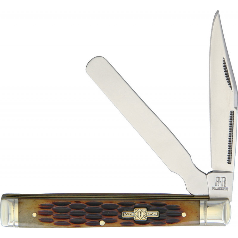 Doctors Knife Brown Jigged