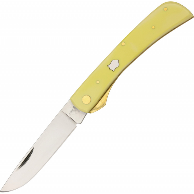 Work Knife Yellow Synthetic