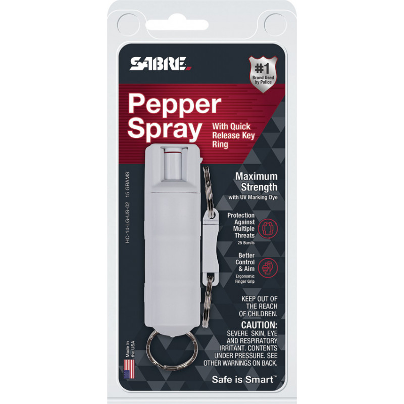 Hard Case Pepper Spray Gray