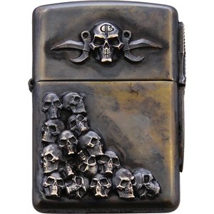 Skulls Zippo Lighter Double