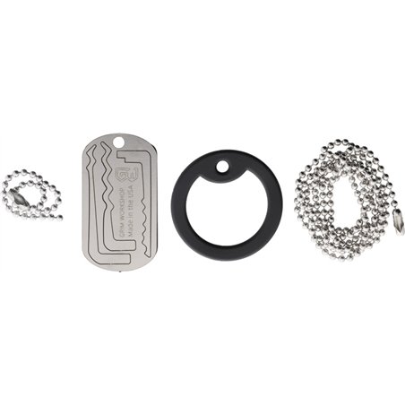 Lock Pick Dog Tag Necklace