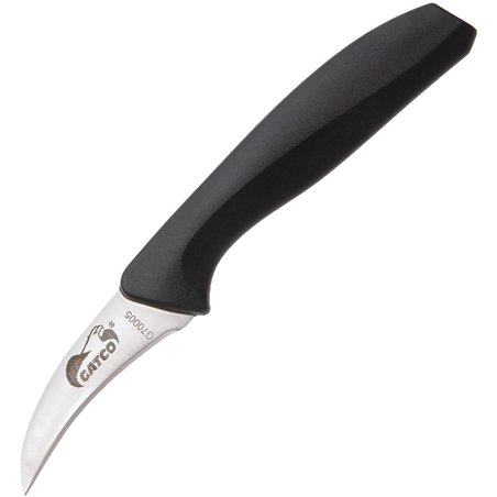 Curved Paring Knife Black