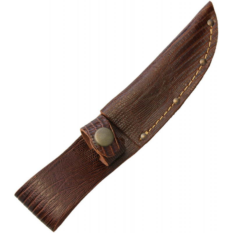 Fixed Blade Belt Sheath Lizard