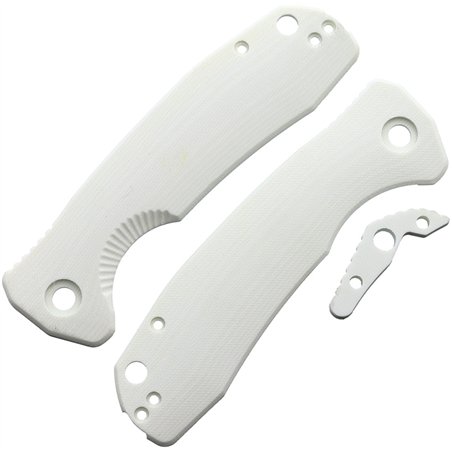 Large Linerlock Handle White