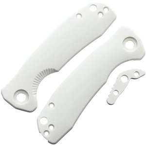 Small Linerlock Handle Wht